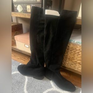 Sz 8.5 Lucky over the knee tall suede boots